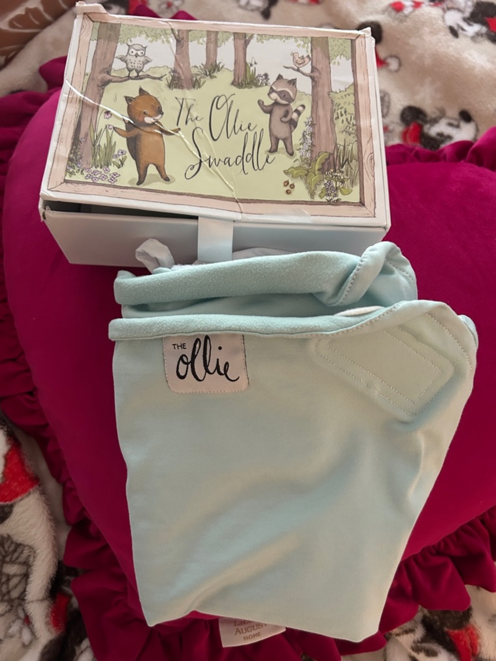 🩷The Ollie Swaddle NEW light blue